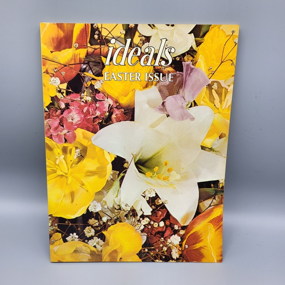 Vintage Ideals Easter 1977 Magazine Vol.34 No.2 March Poetry Art Poems Family